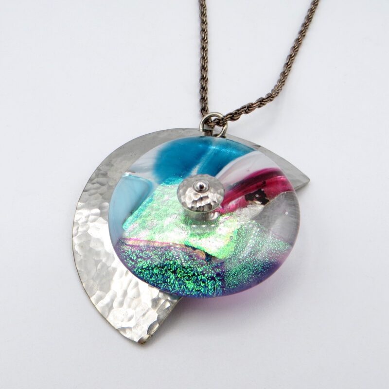Artisan Glass Pendant Necklace