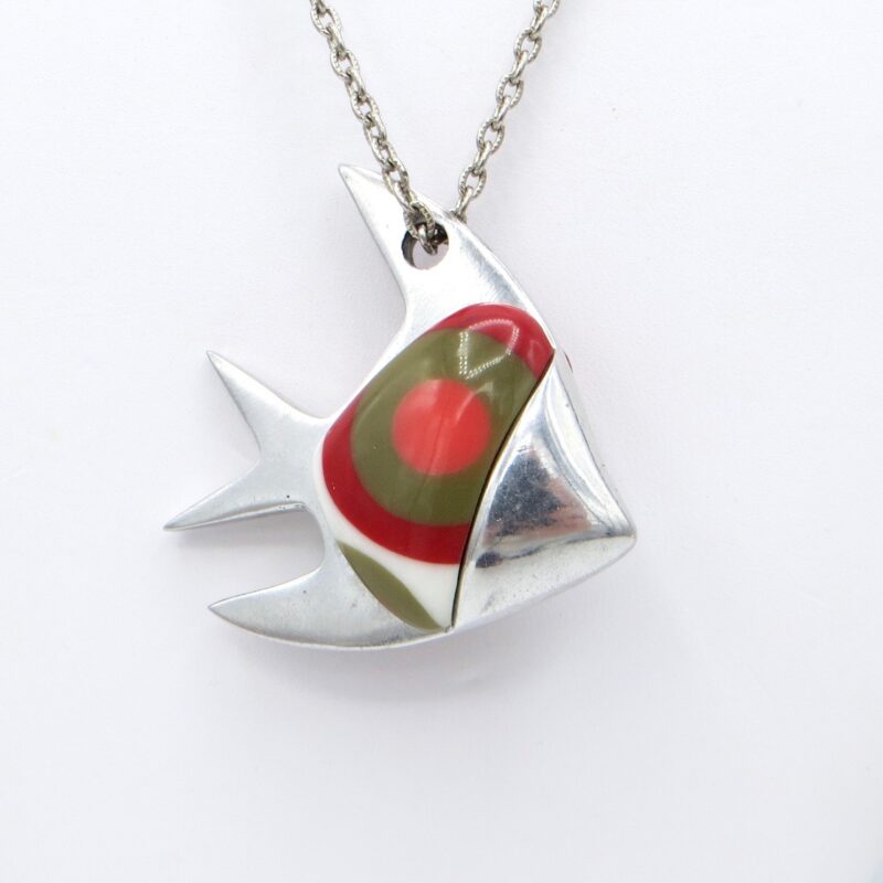 Lucite Fish Necklace