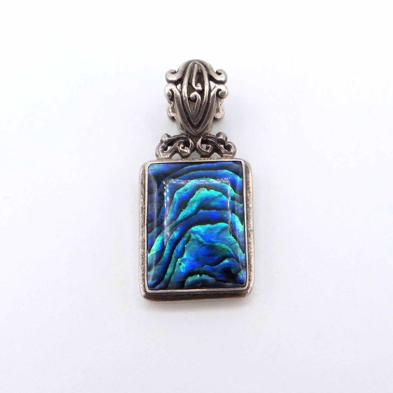 Silver and Abalone Pendant