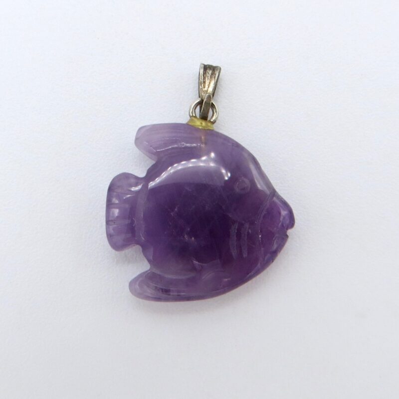 Amethyst Fish Pendant