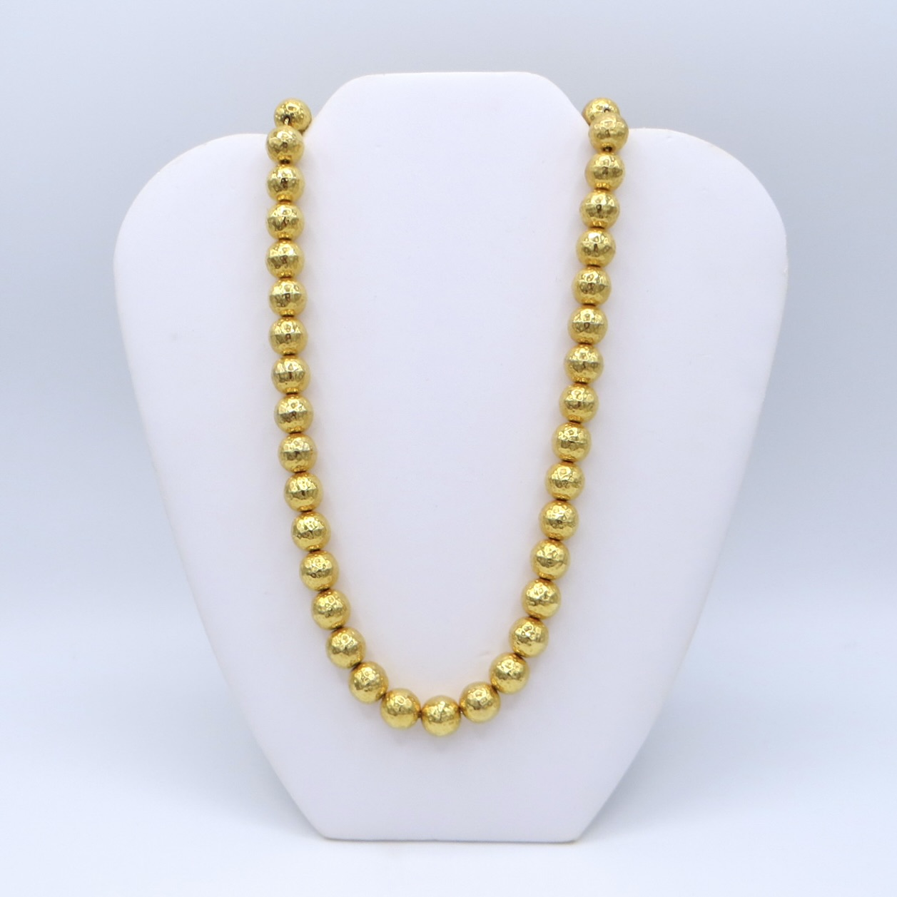Costume Gold Bead Necklace