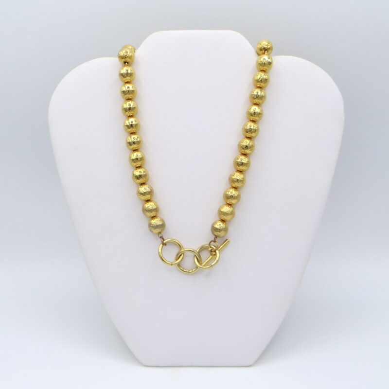 Costume Gold Bead Necklace