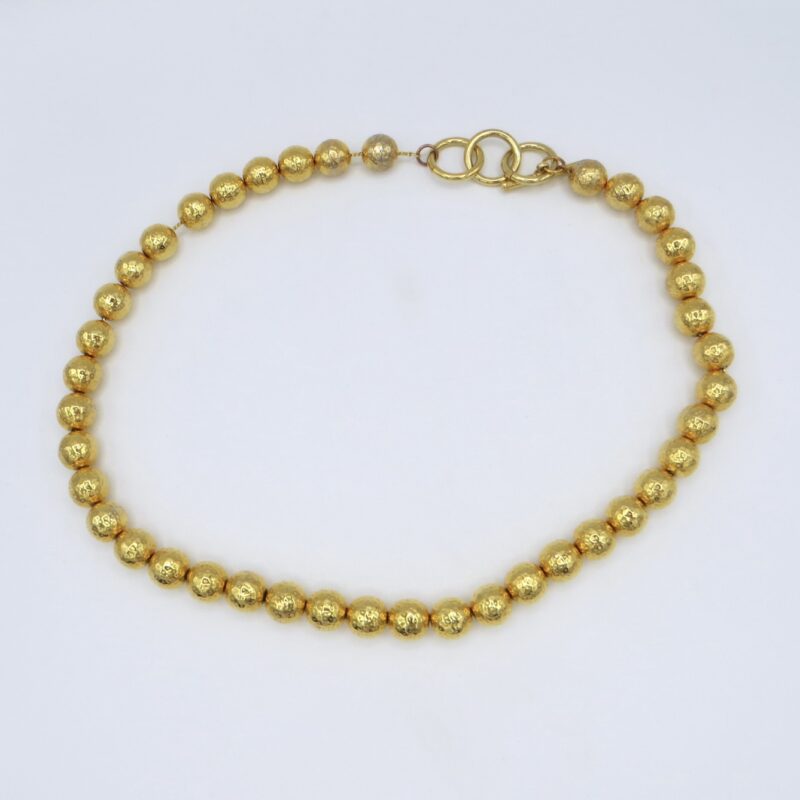 Costume Gold Bead Necklace