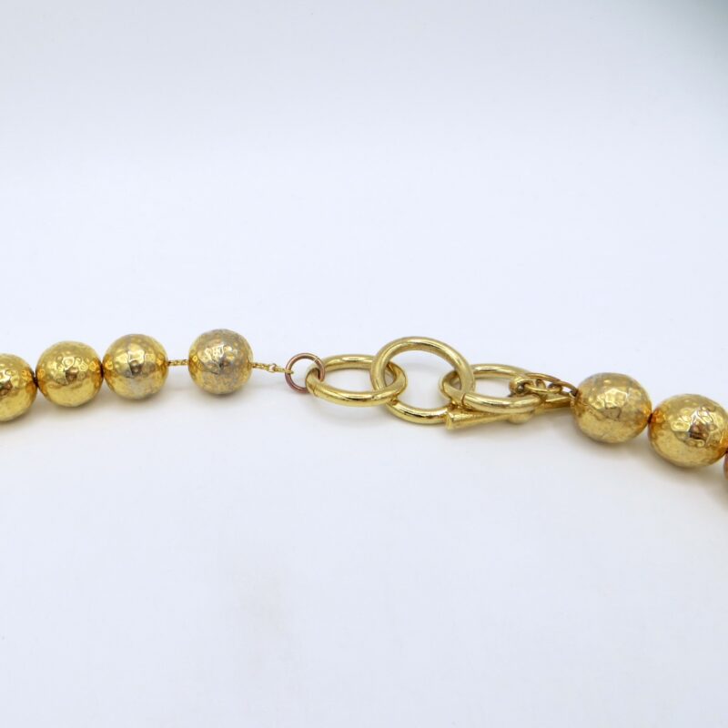 Costume Gold Bead Necklace