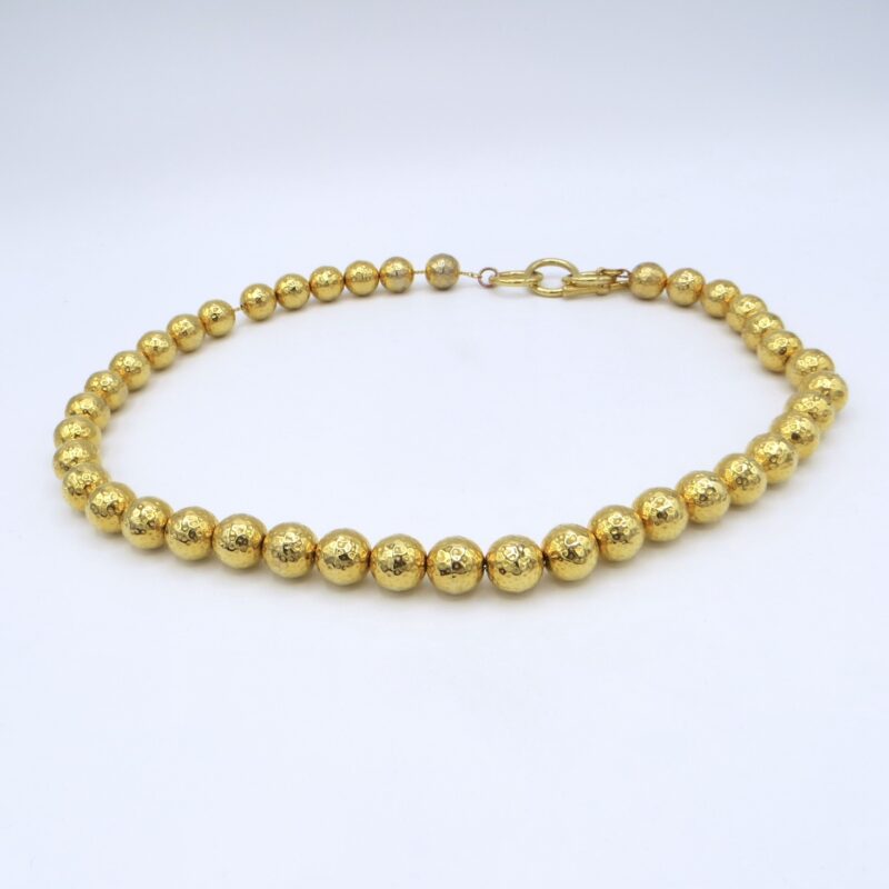 Costume Gold Bead Necklace