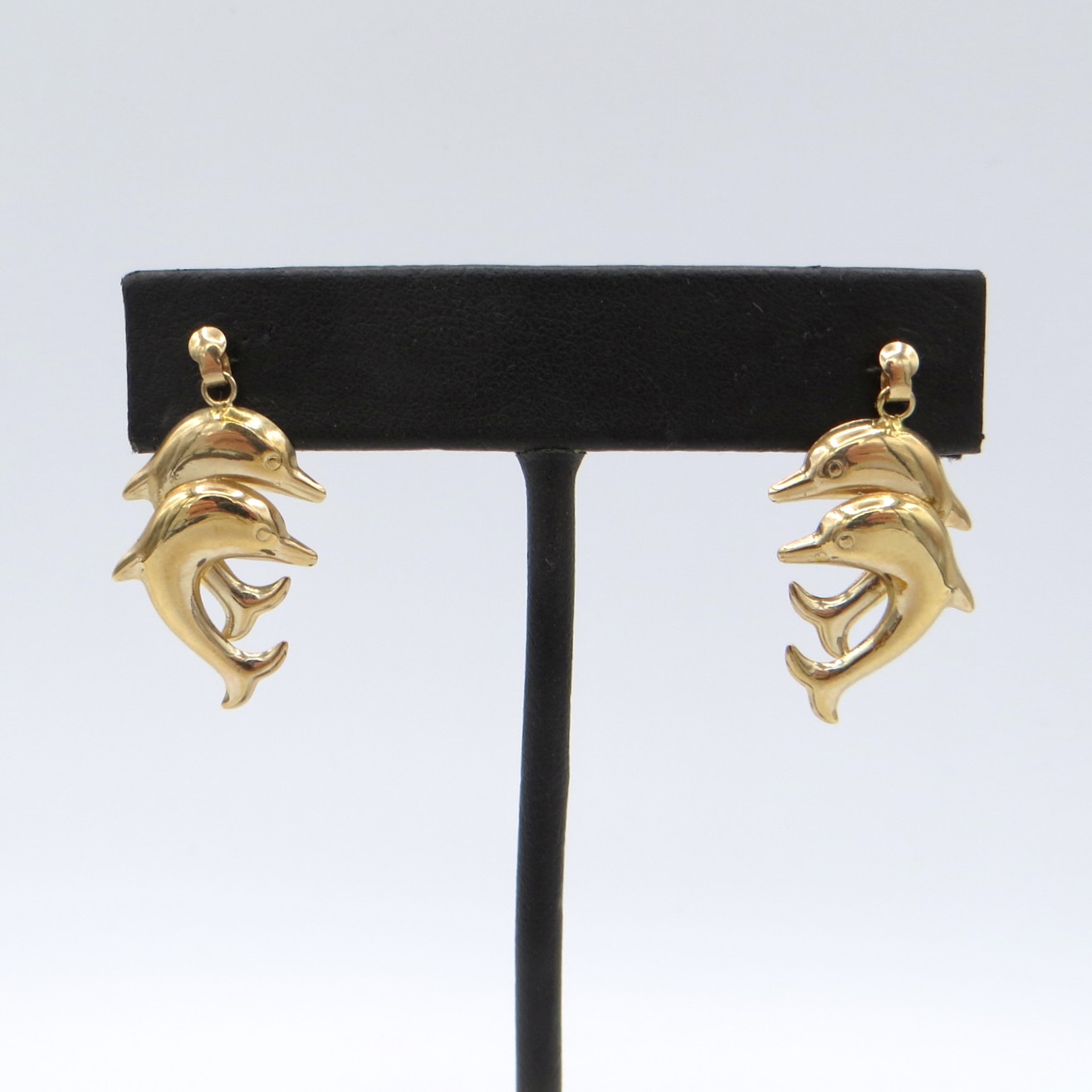 10kt Gold Dolphin Earrings