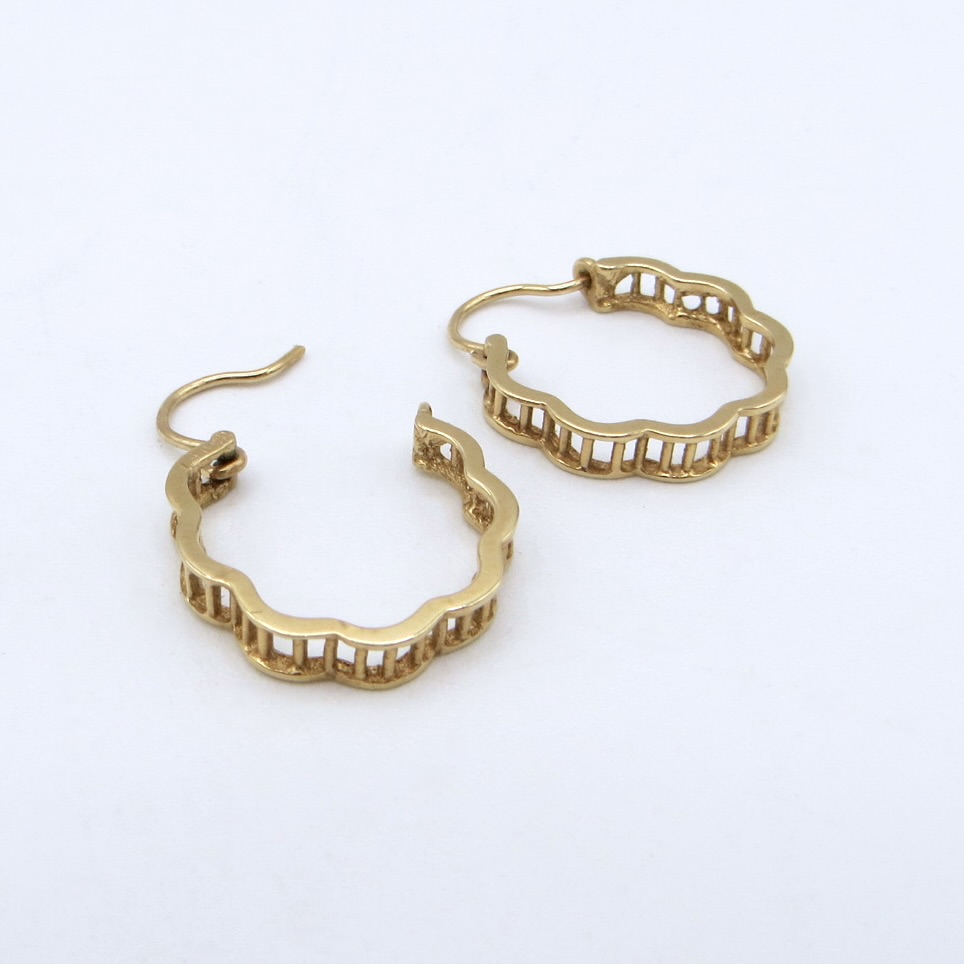 14kt Gold Hoop Earrings