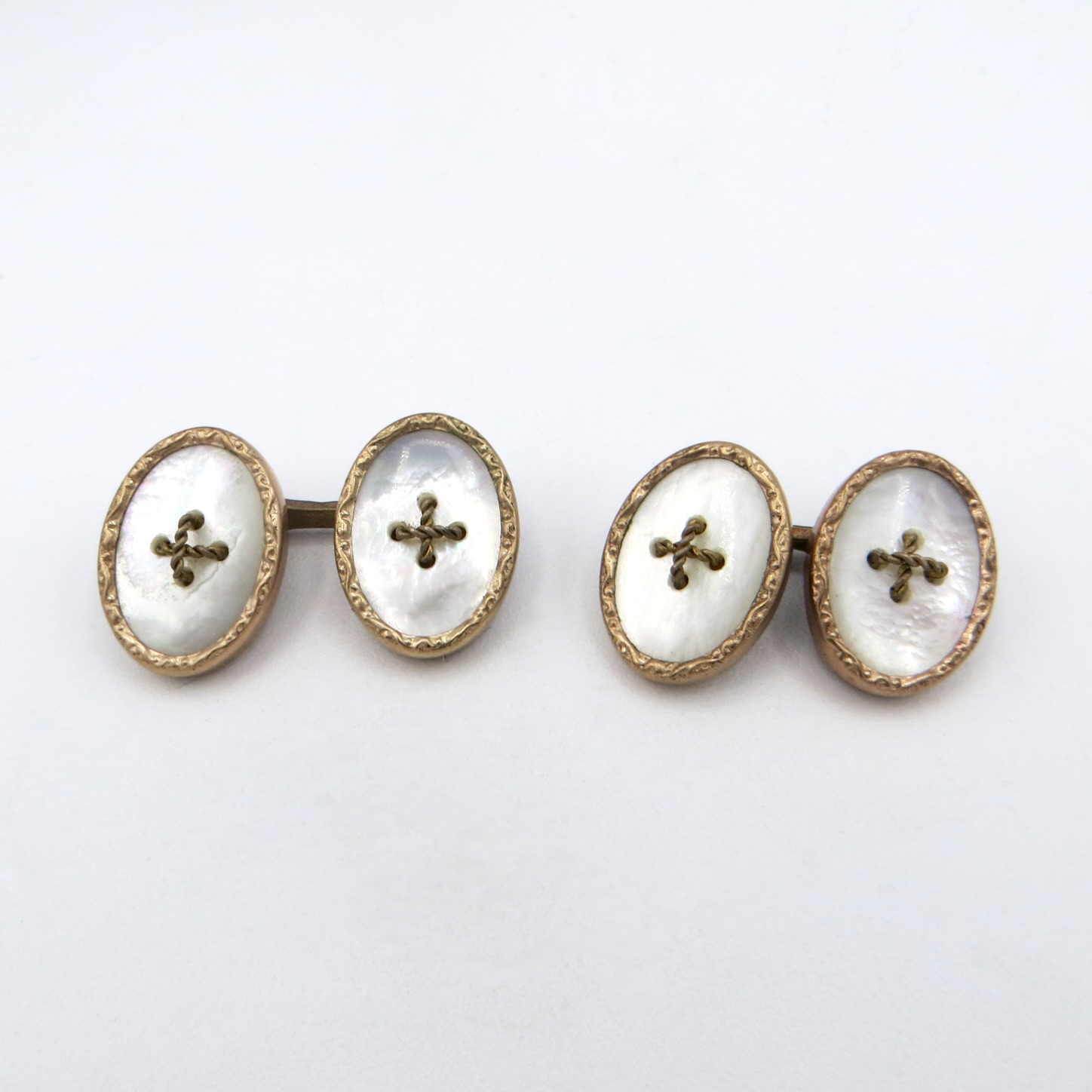 Victorian Mother of Pearl Cufflinks