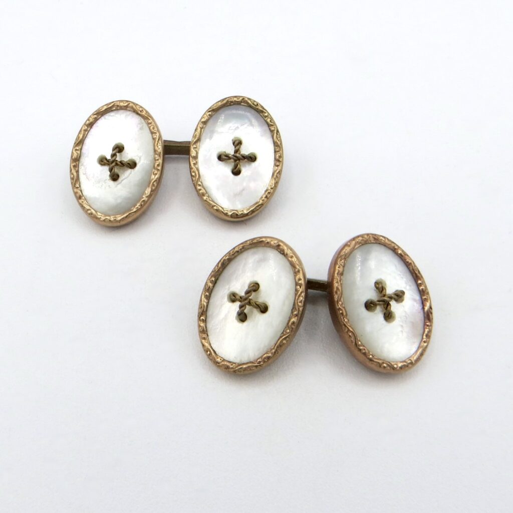 Victorian Mother of Pearl Cufflinks