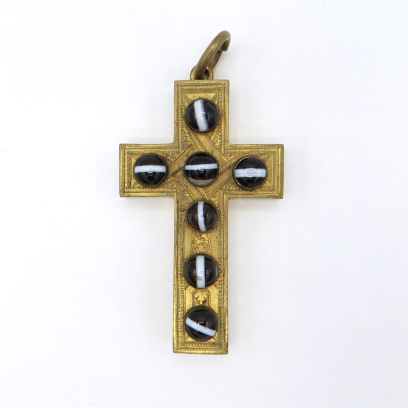 Victorian Agate Cross