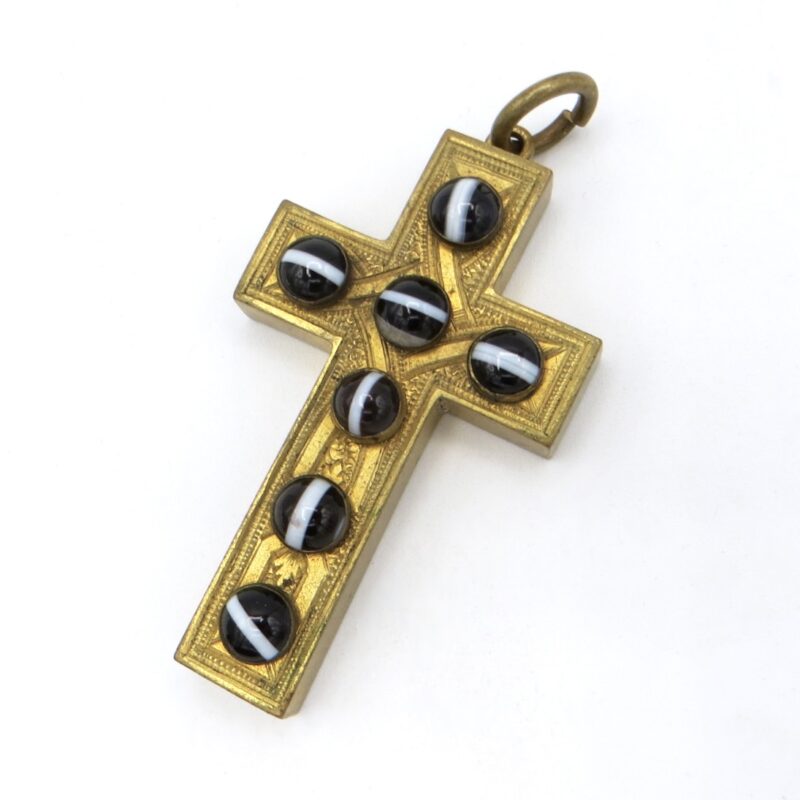 Victorian Agate Cross