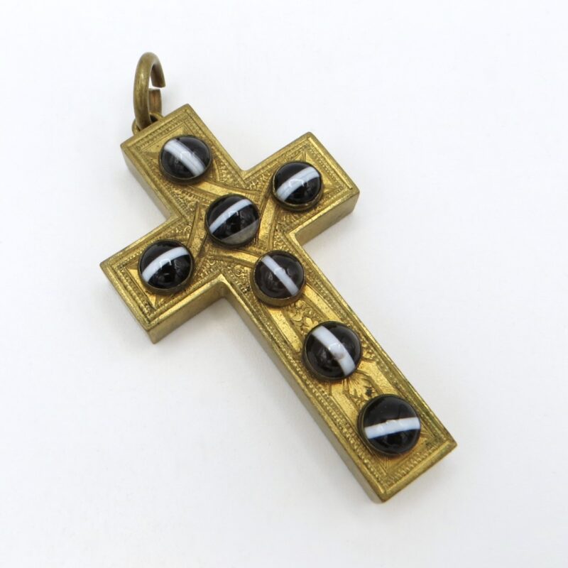 Victorian Agate Cross