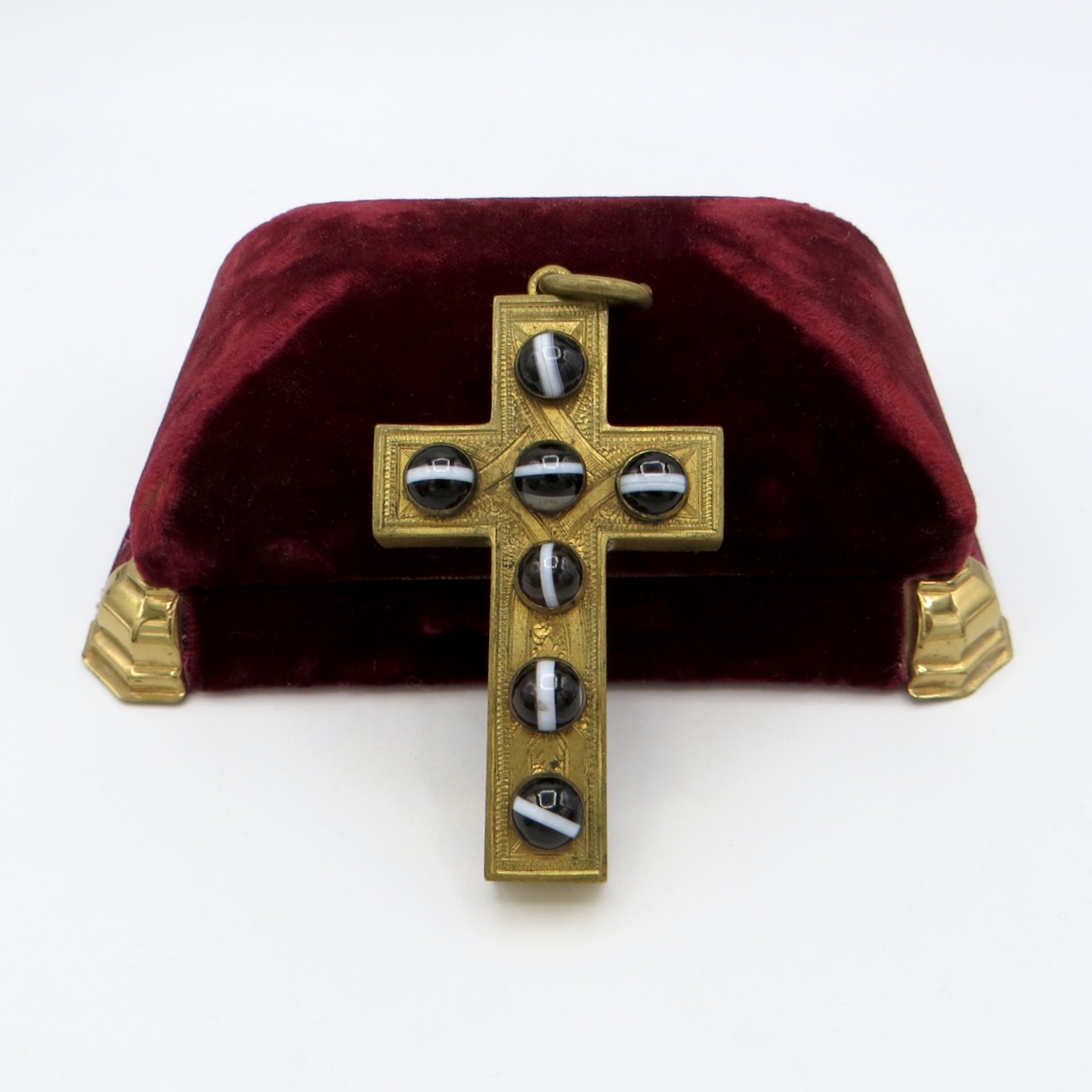 Victorian Agate Cross