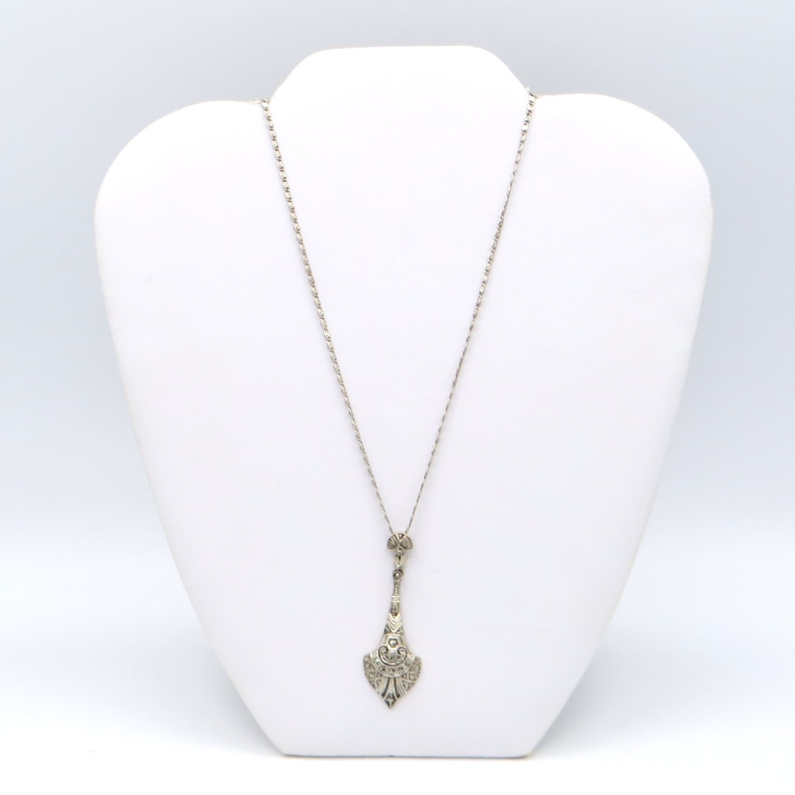 Art Deco Silver & Marcasite Necklace