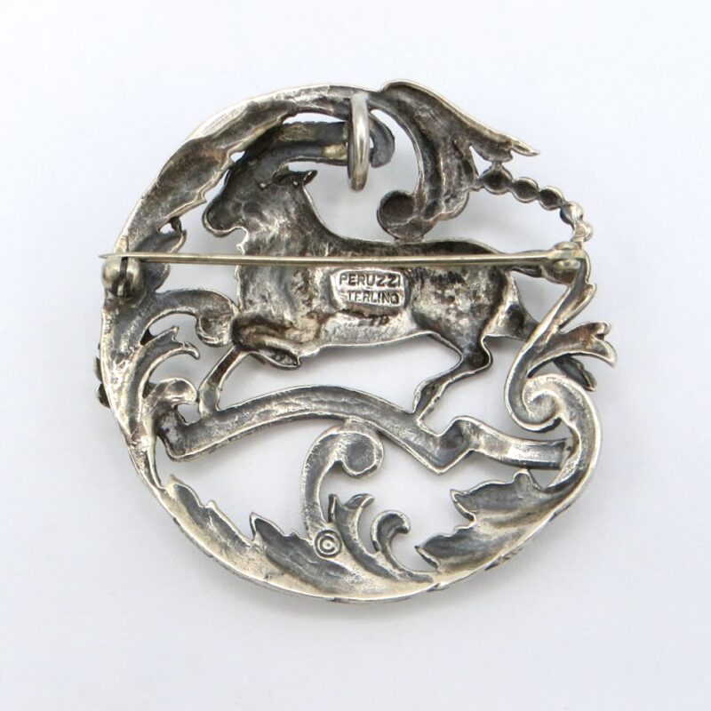 Peruzzi Capricorn Brooch