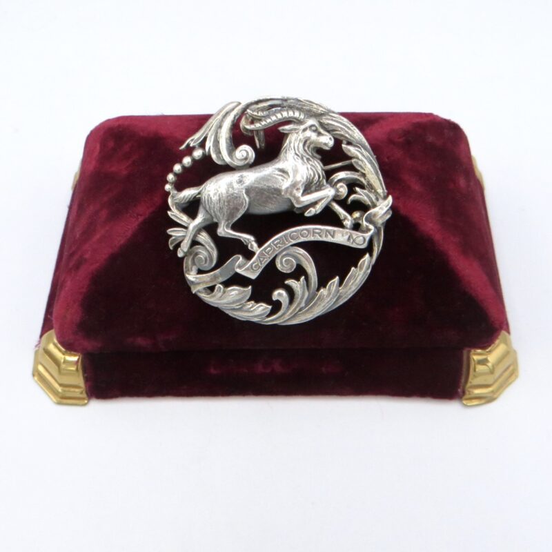 Peruzzi Capricorn Brooch