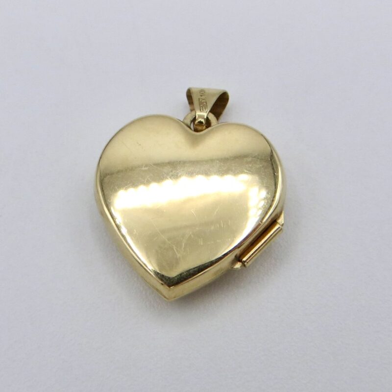 Gold & Mother of Pearl Heart Locket