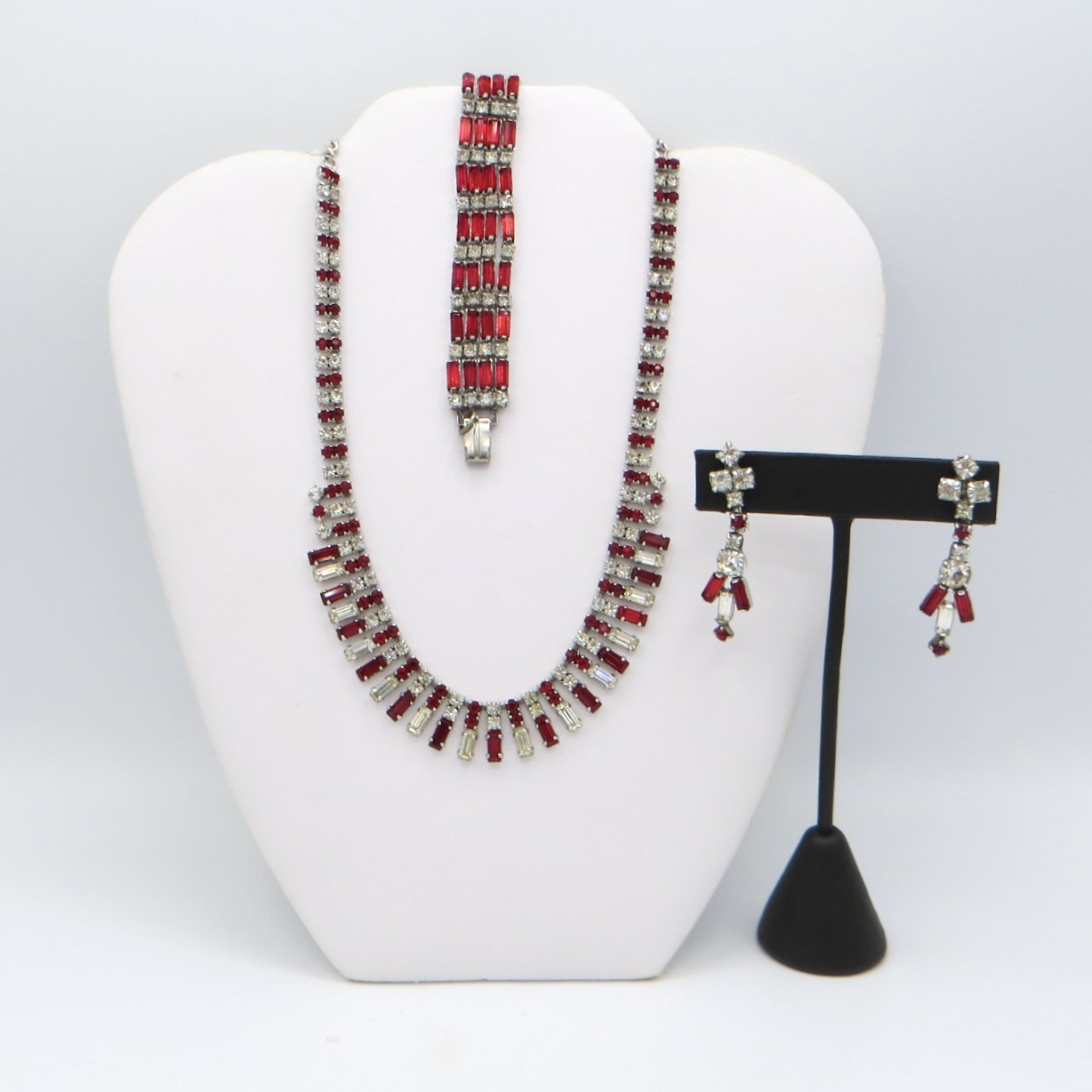 Costume Necklace, Bracelet and Earrings Set
