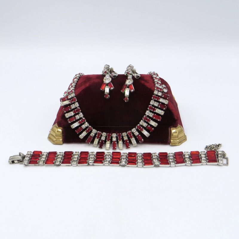 Costume Necklace, Bracelet and Earrings Set