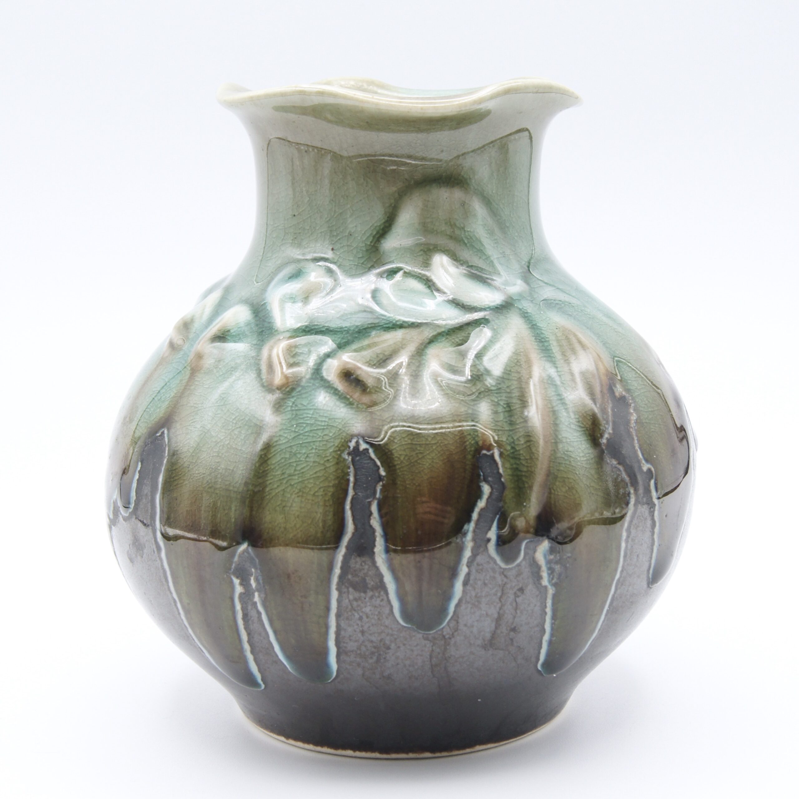 Green Art Pottery Vase