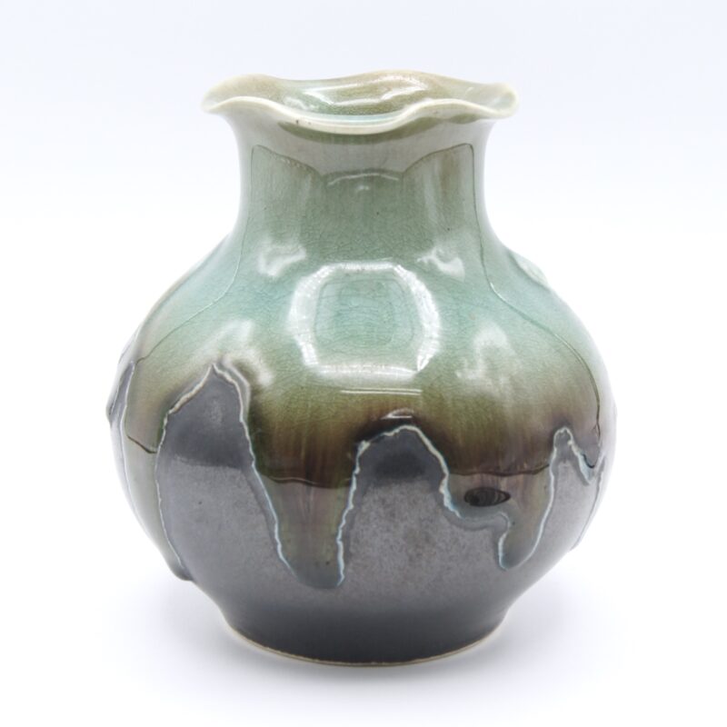 Green Art Pottery Vase