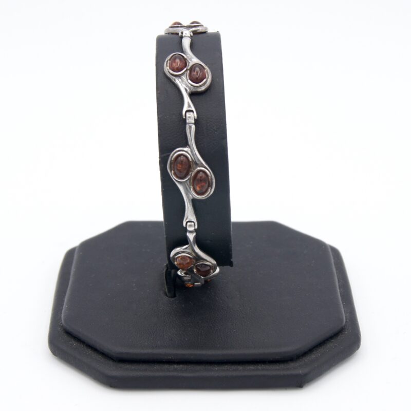 Silver & Amber Bracelet