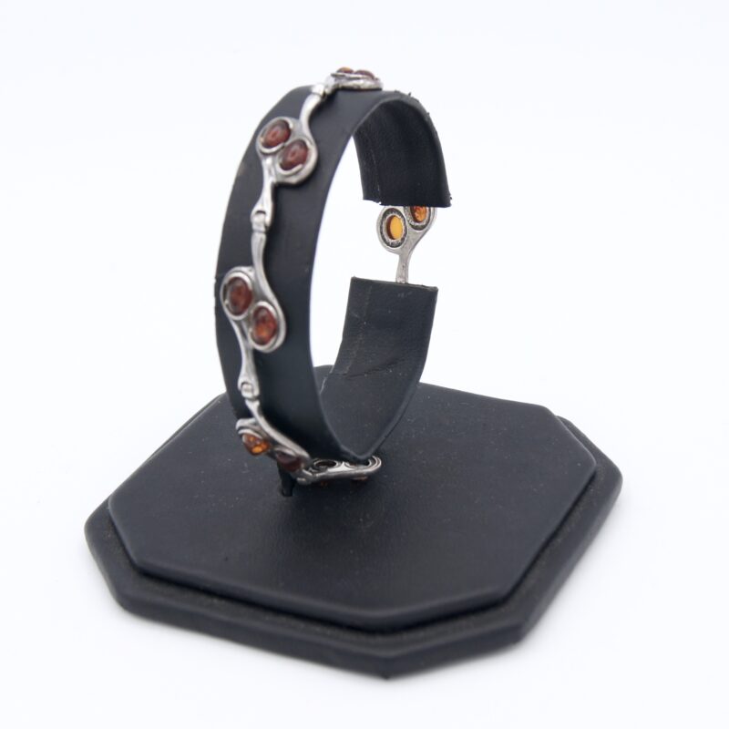 Silver & Amber Bracelet