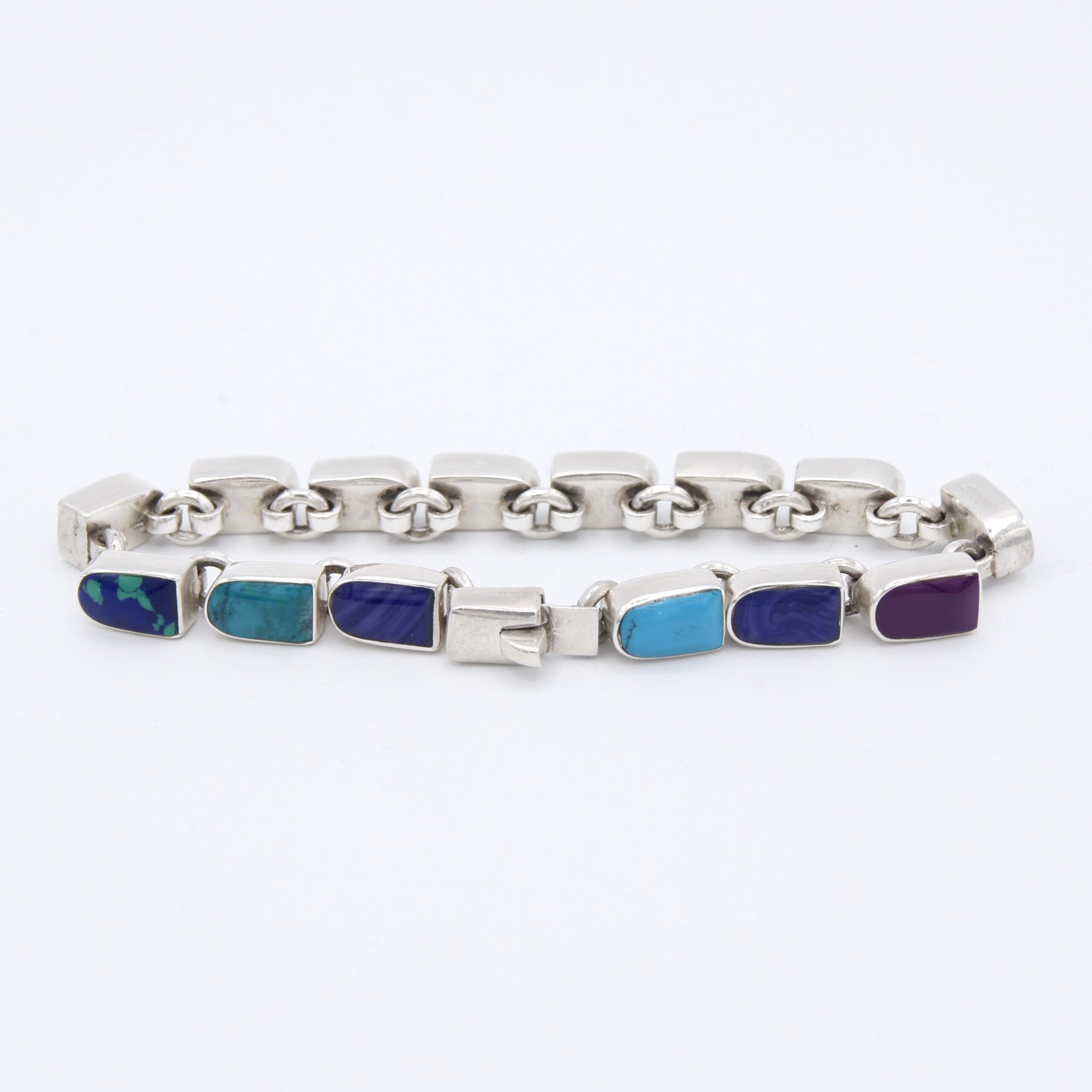 Silver and Stone Bracelet