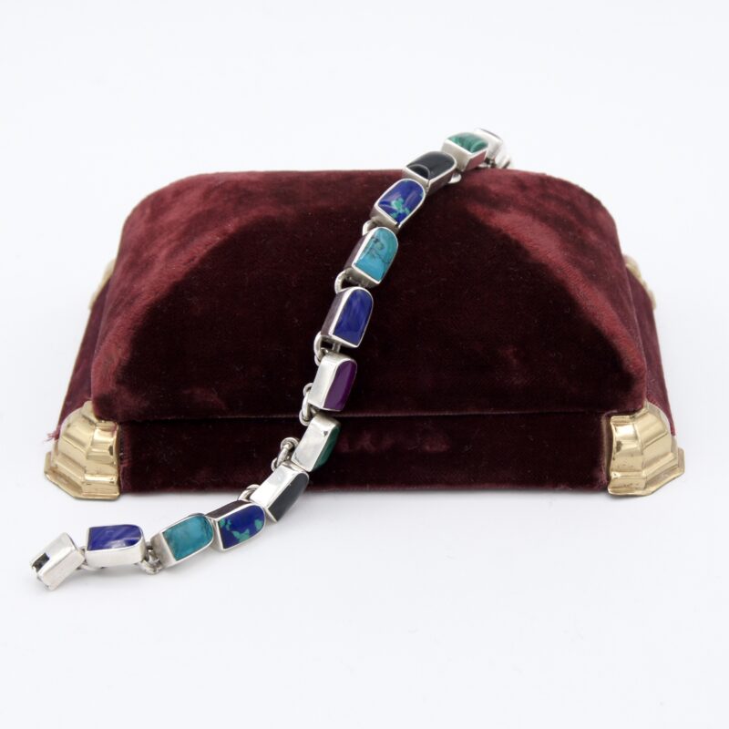 Silver and Stone Bracelet