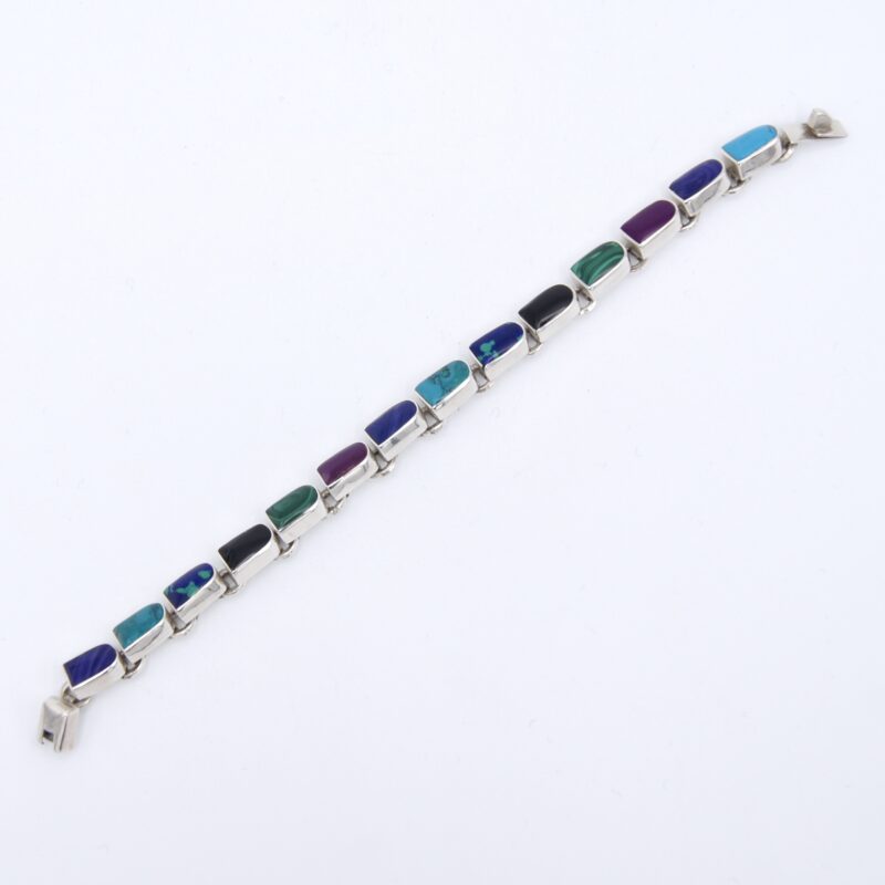 Silver and Stone Bracelet