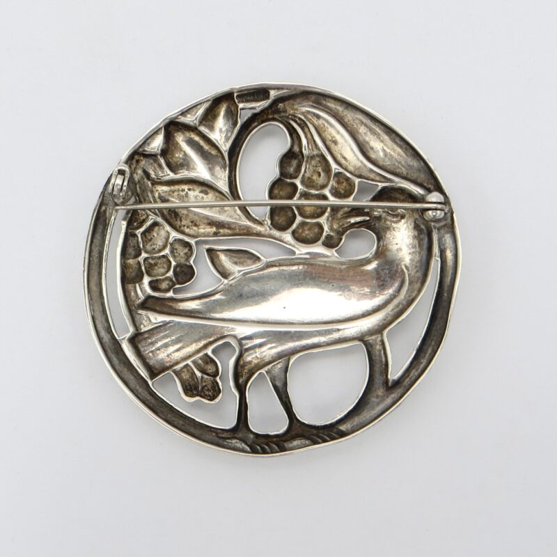 Silver Bird Brooch