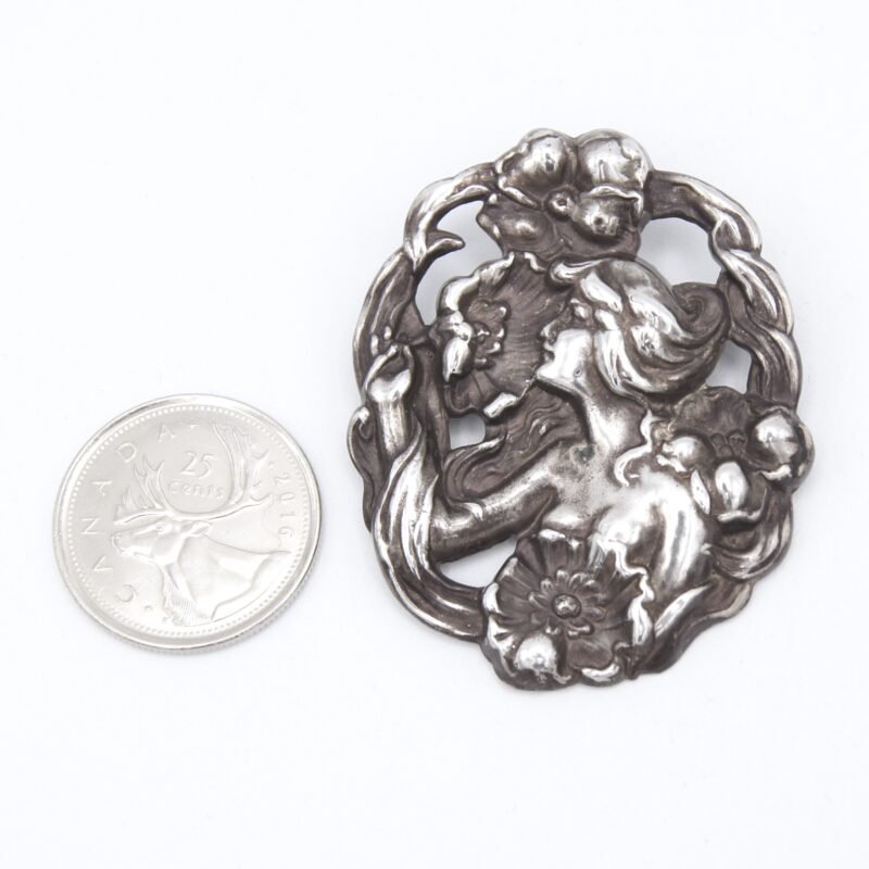 Silver Silhouette Brooch