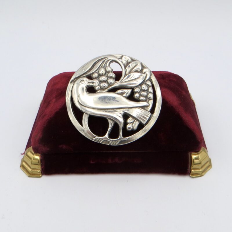 Silver Bird Brooch