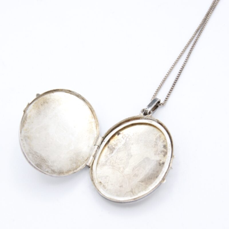 Silver Oval Locket