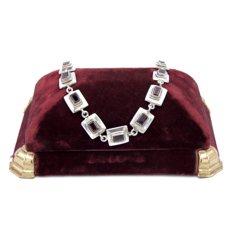 Silver & Garnet Bracelet