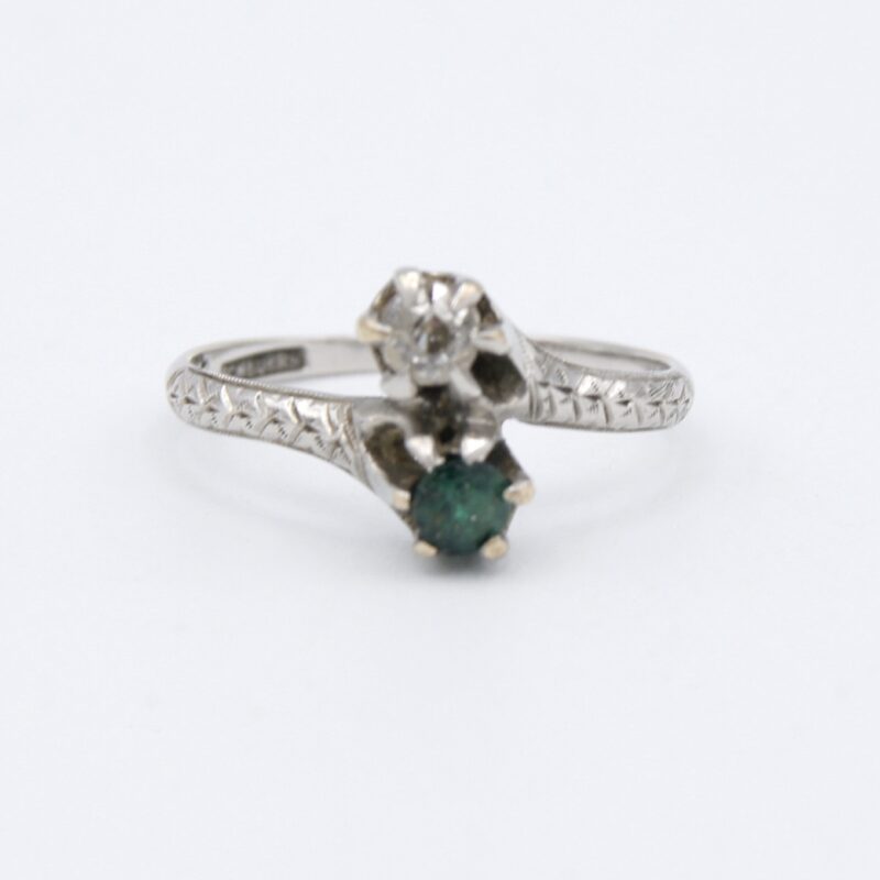 Edwardian Emerald & Diamond Ring