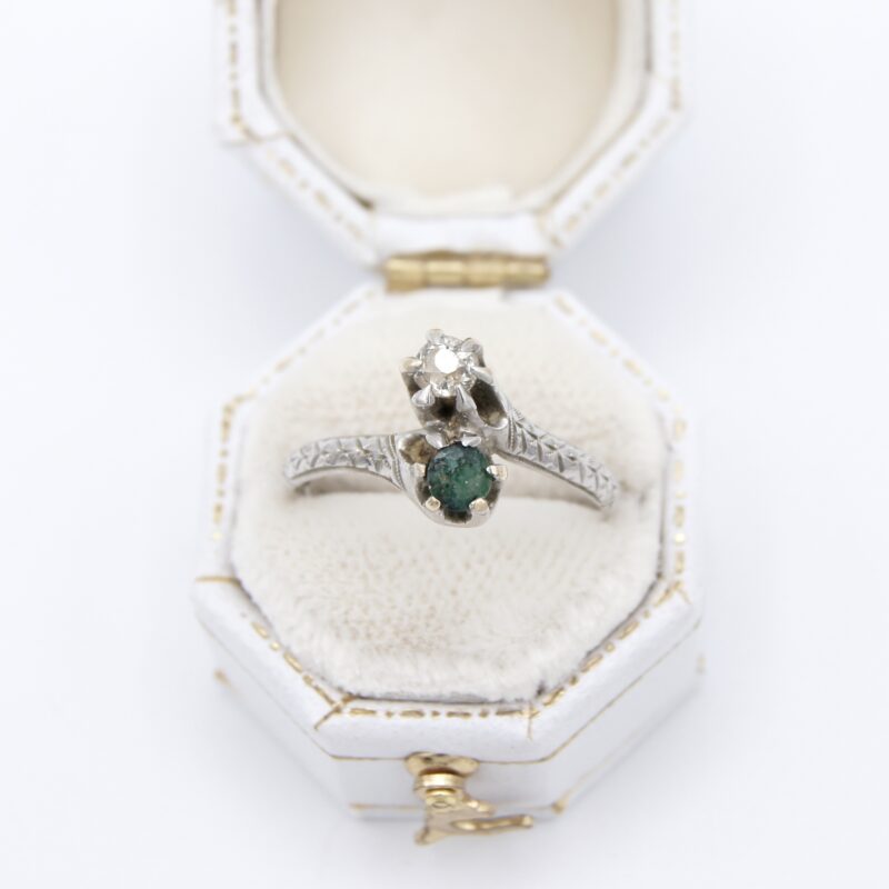 Edwardian Emerald & Diamond Ring