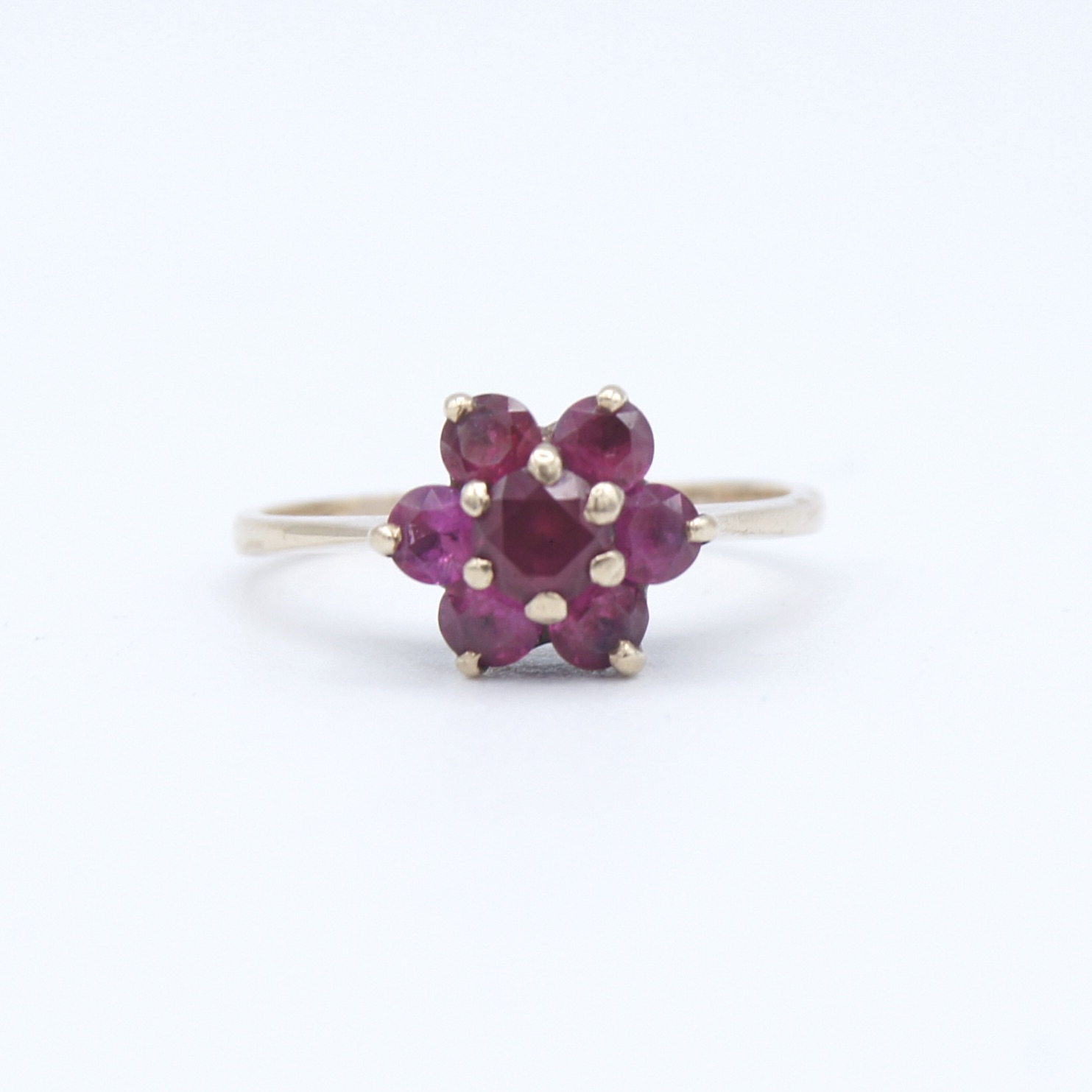 10kt Gold Flower Ring