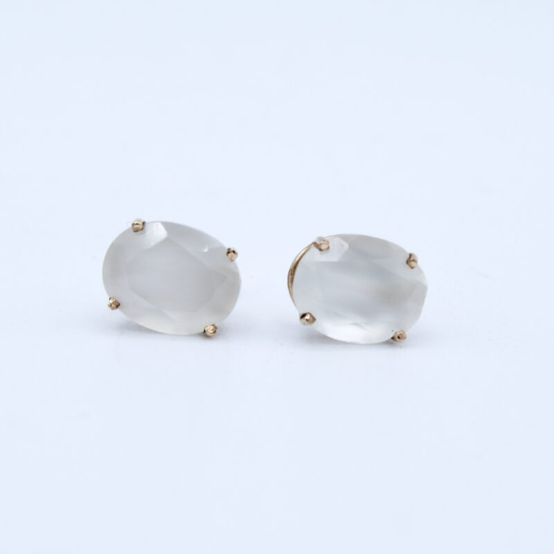 10kt Gold & Moonstone Earrings