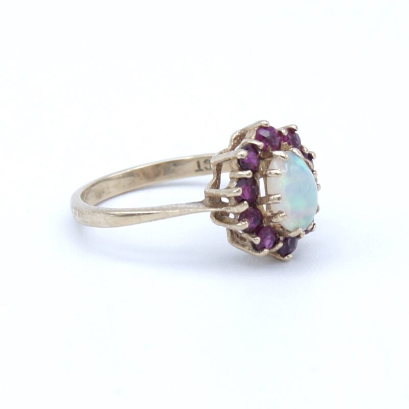 9kt Ruby & Opal Ring