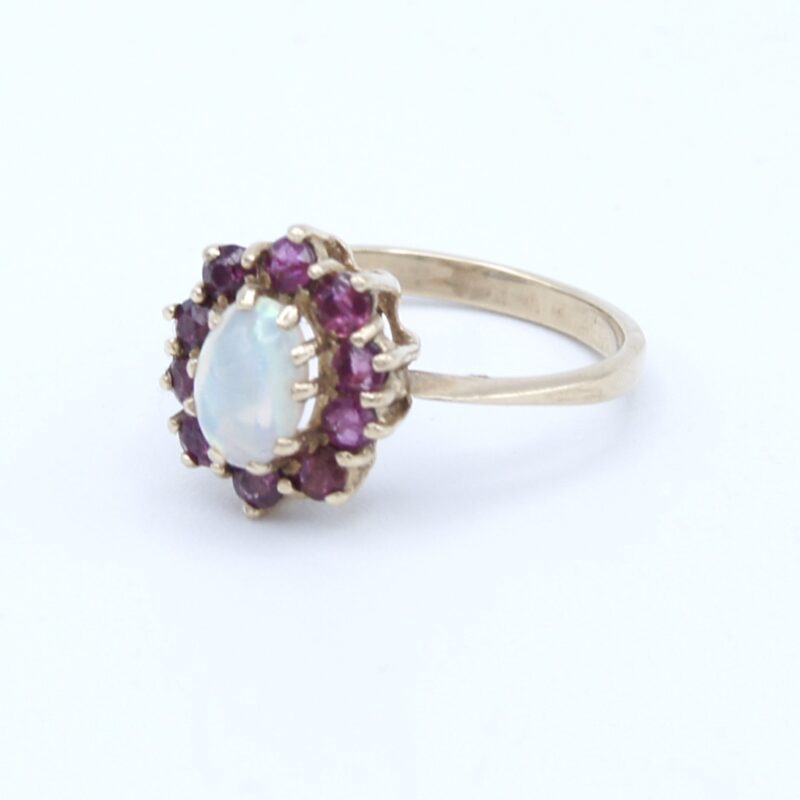 9kt Ruby & Opal Ring