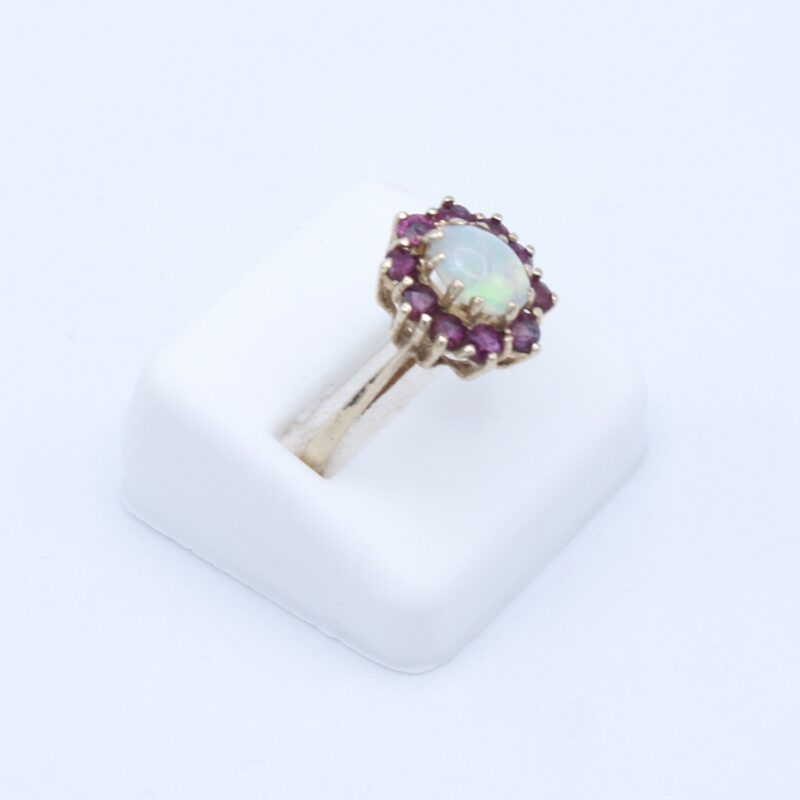 9kt Ruby & Opal Ring