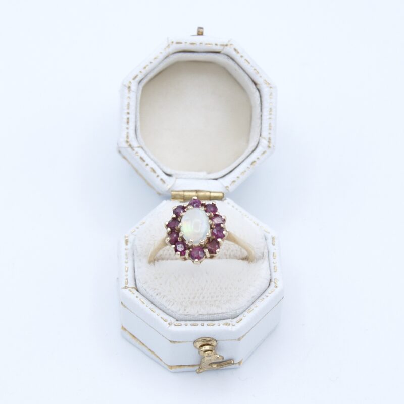 9kt Ruby & Opal Ring