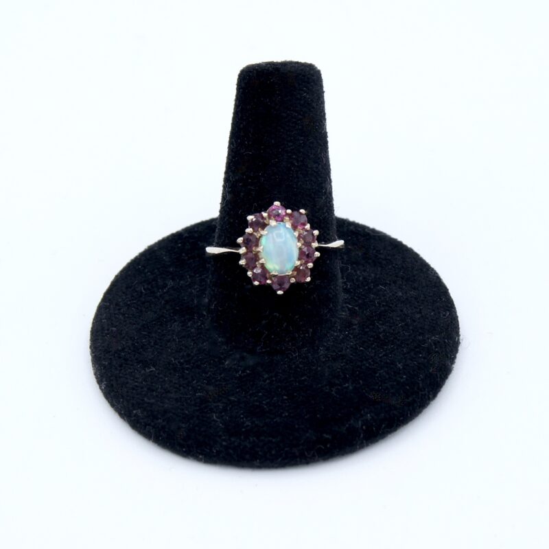 9kt Ruby & Opal Ring