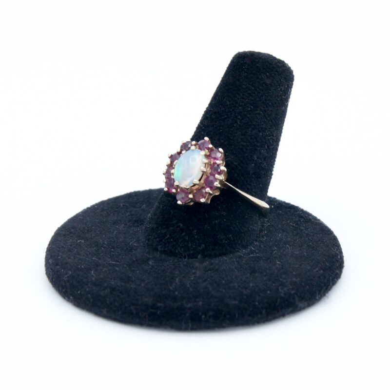 9kt Ruby & Opal Ring