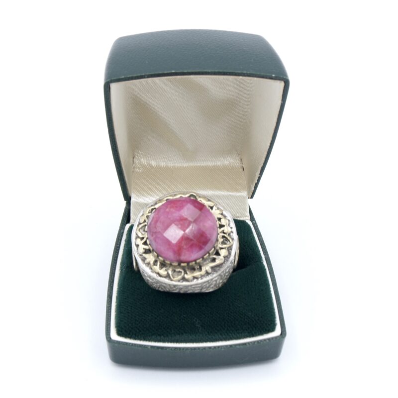 Silver & Ruby Ring