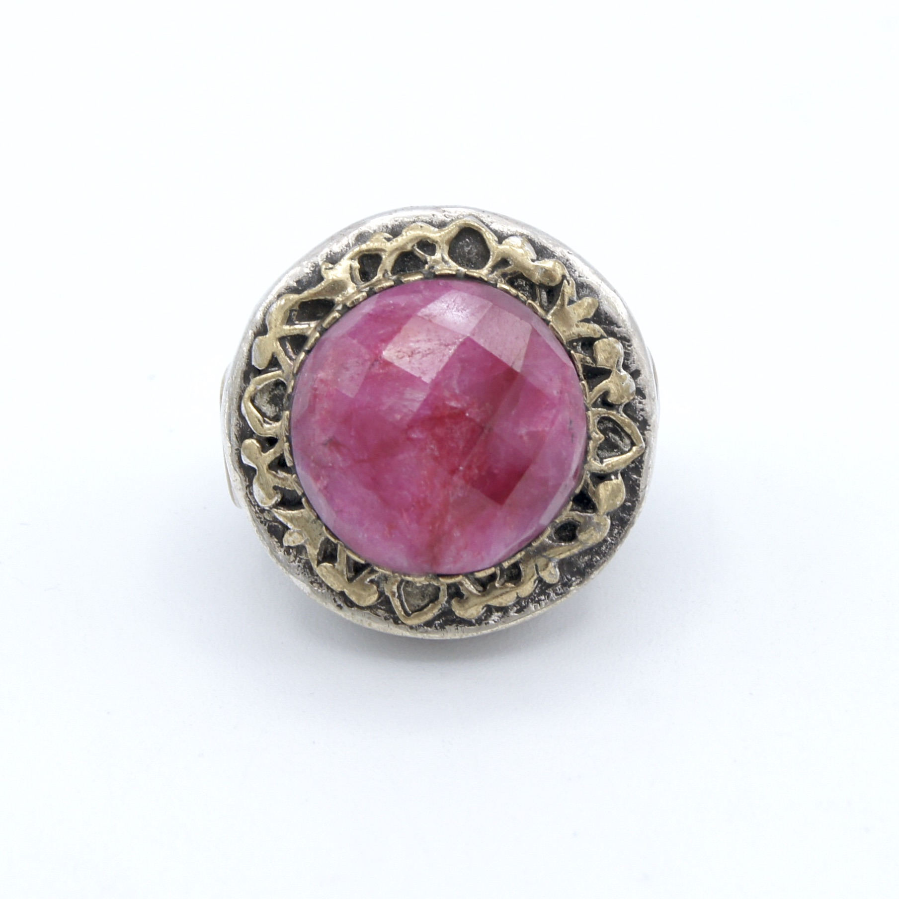 Silver & Ruby Ring