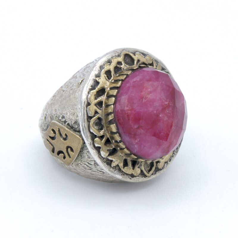 Silver & Ruby Ring
