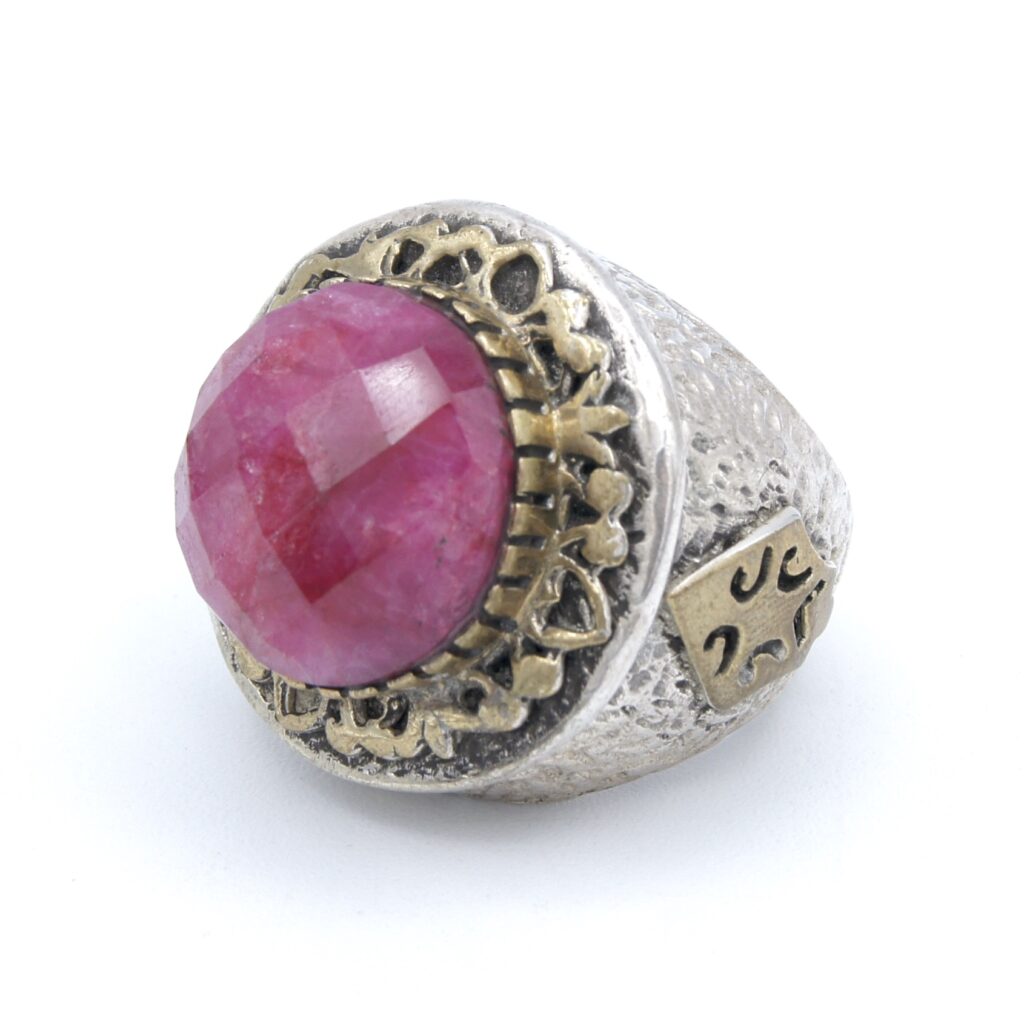 Silver & Ruby Ring