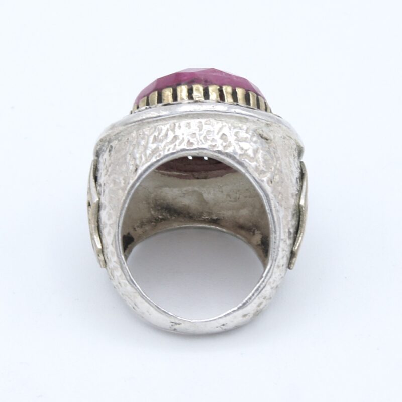 Silver & Ruby Ring